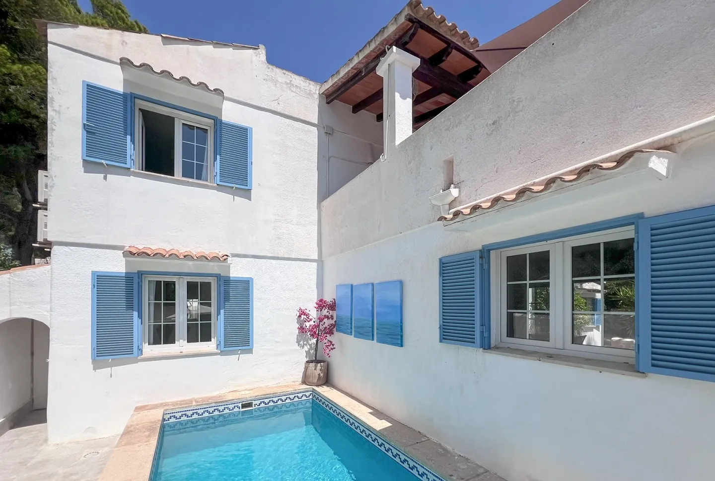Mediterranean style house with private swimming pool  for rent in Sol de Mallorca - 1